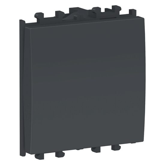 Intrerupator simplu Negru, 2 module, 1P, EASY STYL Schneider Electric, LMR0200003