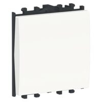 Intrerupator simplu cu revenire Alb, 2 module, 1P, EASY STYL Schneider Electric, LMR0220001