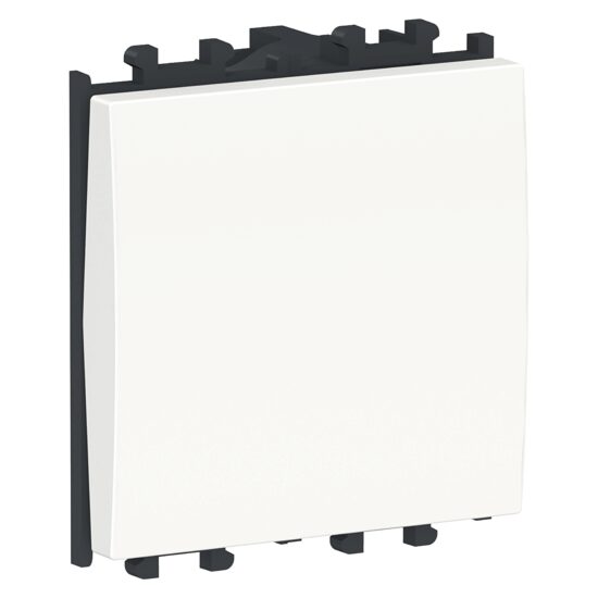 Intrerupator simplu cu revenire Alb, 2 module, 1P, EASY STYL Schneider Electric, LMR0220001
