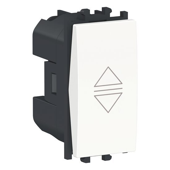 Intrerupator simplu jaluzele Alb, 1 modul, 1P, EASY STYL Schneider Electric, LMR0711001