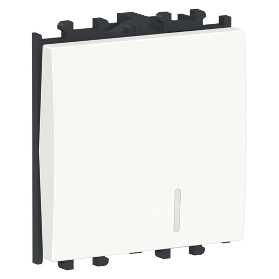 Intrerupator simplu Alb, cu indicator localizare, 1 modul, 1P, EASY STYL Schneider Electric, LMR1412001