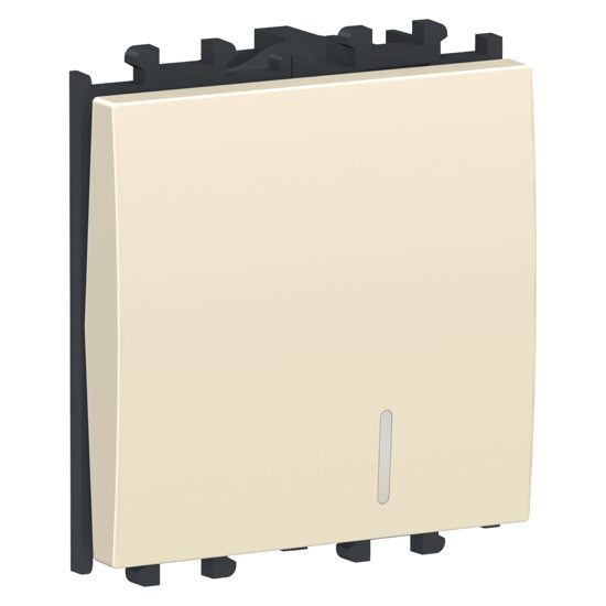 Intrerupator simplu Crem, cu indicator localizare, 1 modul, 1P, EASY STYL Schneider Electric, LMR1412002