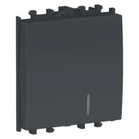 Intrerupator simplu Negru, cu indicator localizare, 1 modul, 1P, EASY STYL Schneider Electric, LMR1412003