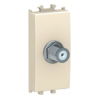 Priza SAT Crem, F-tata, 1 modul, EASY STYL Schneider Electric, LMR6128002
