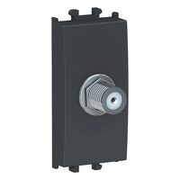 Priza SAT Neagra, F-tata, 1 modul, EASY STYL Schneider Electric, LMR6128003