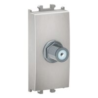 Priza SAT Argintie, F-tata, 1 modul, EASY STYL Schneider Electric, LMR6128004