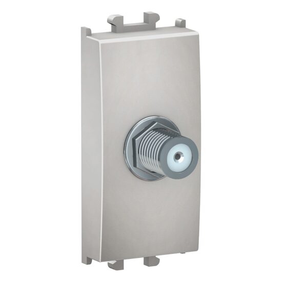 Priza SAT Argintie, F-tata, 1 modul, EASY STYL Schneider Electric, LMR6128004