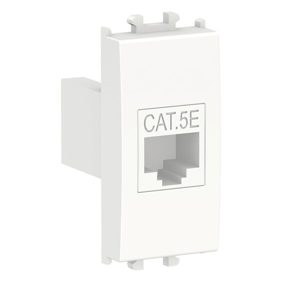 Priza de date Alba, RJ45 Cat.5 UTP, 1 modul, EASY STYL Schneider Electric, LMR6232001