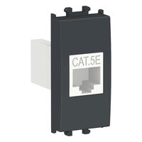 Priza de date Neagra, RJ45 Cat.5 UTP, 1 modul, EASY STYL Schneider Electric, LMR6232003