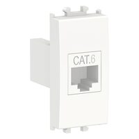 Priza de date Alba, RJ45 Cat.6 UTP, 1 modul, EASY STYL Schneider Electric, LMR6233001