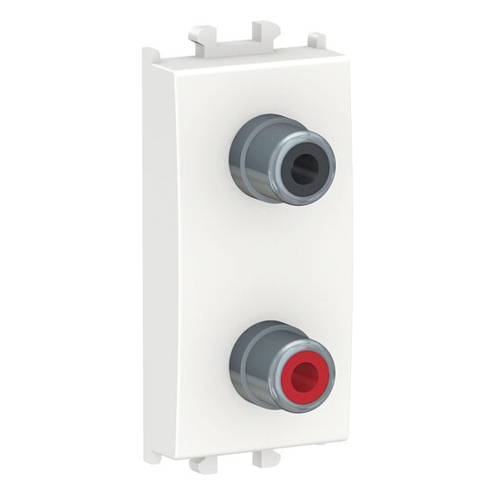 Priza audio RCA Alba, 1 modul, EASY STYL Schneider Electric, LMR6342001