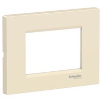 Rama ornamentala plata Crem, 3 module, EASY STYL Schneider Electric, LMR7253002