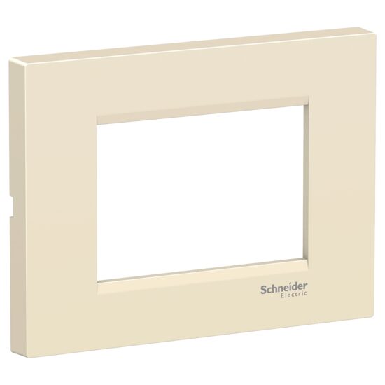 Rama ornamentala plata Crem, 3 module, EASY STYL Schneider Electric, LMR7253002