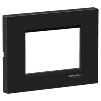 Rama ornamentala plata Neagra, 3 module, EASY STYL Schneider Electric, LMR7253005