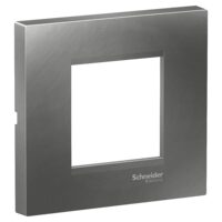 Rama ornamentala plata Gri Fumuriu, 2 module, EASY STYL Schneider Electric, LMR7262006