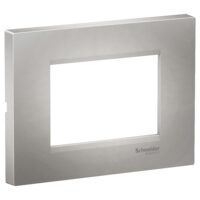 Rama ornamentala dreapta Argintie, 3 module, EASY STYL Schneider Electric, LMR7263004