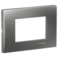 Rama ornamentala curbata Gri Fumuriu, 3 module, EASY STYL Schneider Electric, LMR7263006