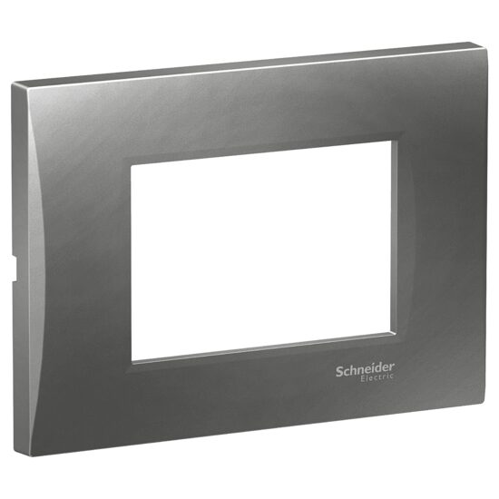 Rama ornamentala curbata Gri Fumuriu, 3 module, EASY STYL Schneider Electric, LMR7263006