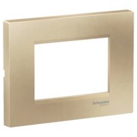 Rama ornamentala dreapta Bej Metalic, 3 module, EASY STYL Schneider Electric, LMR7263007