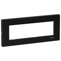 Rama ornamentala plata Neagra, 7 module, EASY STYL Schneider Electric, LMR7267005
