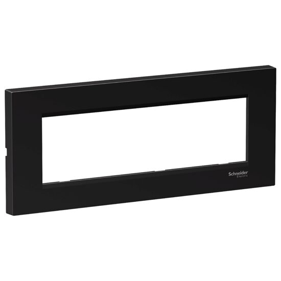 Rama ornamentala plata Neagra, 7 module, EASY STYL Schneider Electric, LMR7267005