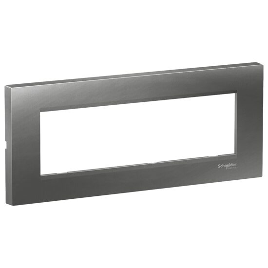 Rama ornamentala plata Gri Fumuriu, 7 module, EASY STYL Schneider Electric, LMR7267006
