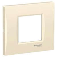 Rama ornamentala curbata Crem, 2 module, EASY STYL Schneider Electric, LMR7362002