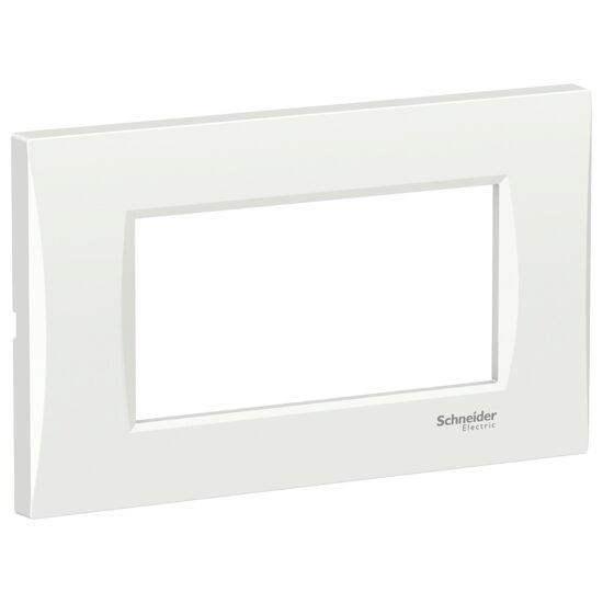 Rama ornamentala curbata Alba, 4 module, EASY STYL Schneider Electric, LMR7364001