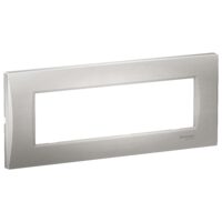 Rama ornamentala curbata Argintie, 7 module, EASY STYL Schneider Electric, LMR7367004