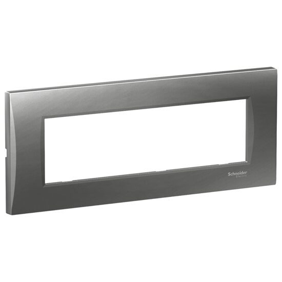 Rama ornamentala curbata Gri Fumuriu, 7 module, EASY STYL Schneider Electric, LMR7367006