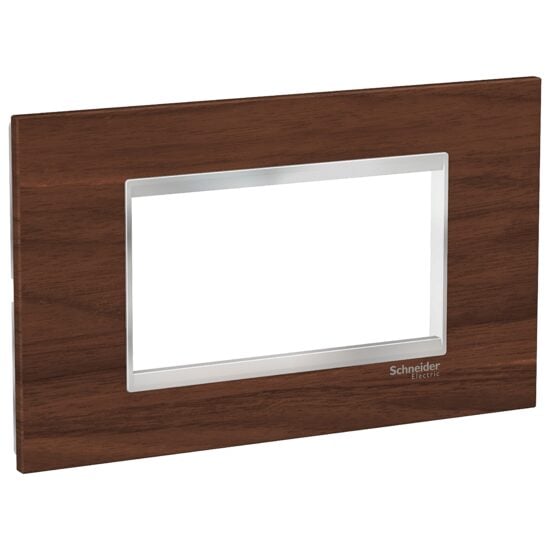 Rama ornamentala lemn Alun/Crom, 4 module, EASY STYL Schneider Electric, LMR7824038