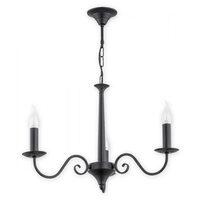Candelabru modern, negru mat, 3xE14/60W, Asti O2893 W3 CZA, Lemir