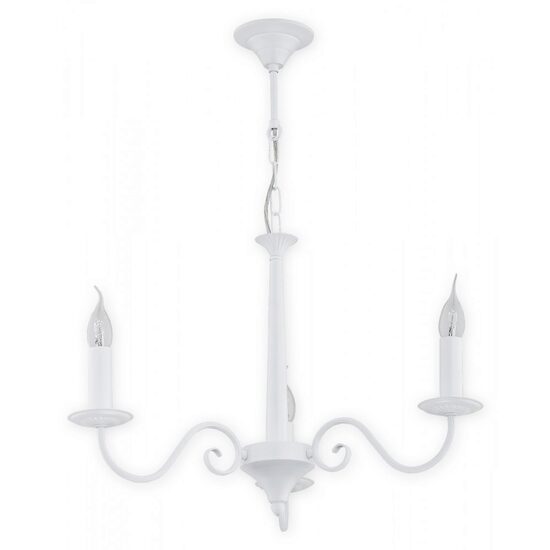 Candelabru modern, alb mat, 3xE14/60W, Asti O2893 W3 BIA, Lemir