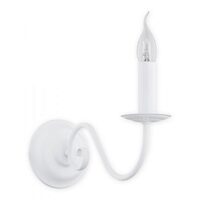 Aplica moderna, alba mat, 1xE14/60W, Asti O2890 K1 BIA, Lemir