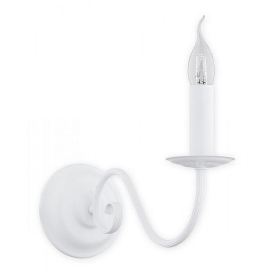 Aplica moderna, alba mat, 1xE14/60W, Asti O2890 K1 BIA, Lemir