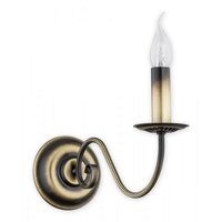 Aplica moderna, alama patinata, 1xE14/60W, Asti O2890 K1 PAT, Lemir