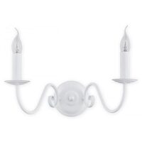 Aplica moderna, alba mat, 2xE14/60W, Asti O2891 K2 BIA, Lemir