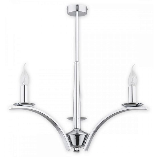 Candelabru modern cromat, 3xE14/60W, Kara O863 W3 CH, Lemir