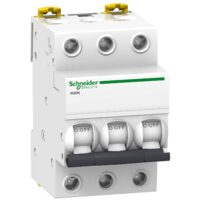 Siguranta automata IK60N, 10A, 3P, curba B, 6kA, Schneider Electric ACTI9 A9K23310