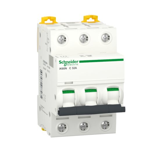 Siguranta automata IK60N, 32A, 3P, curba C, 6kA, Schneider Electric ACTI9 A9K24332