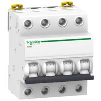 Siguranta automata IK60N, 6A, 4P, curba C, 6kA, Schneider Electric ACTI9 A9K24406