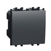 Intrerupator cruce Negru, 2 module, 2P, EASY STYL Schneider Electric, LMR1901003