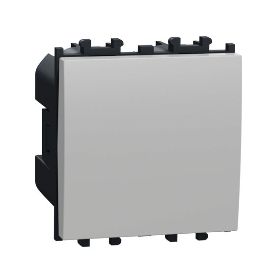 Intrerupator cruce Argintiu, 2 module, 2P, EASY STYL Schneider Electric, LMR1901004