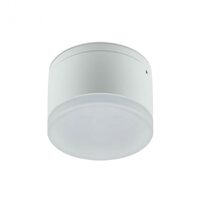 Plafoniera exterior alba rotunda IP54 LED 9W/882lm/3000K, Akron 90106 Redo