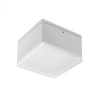 Plafoniera exterior alba patrata IP54 LED 9W/882/3000K, Akron 90108 Redo