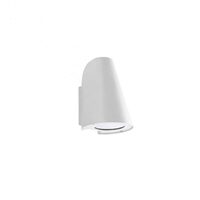 Aplica exterior alba dispersor sticla IP44 1xGU10/35W, Alvar 9528 Redo
