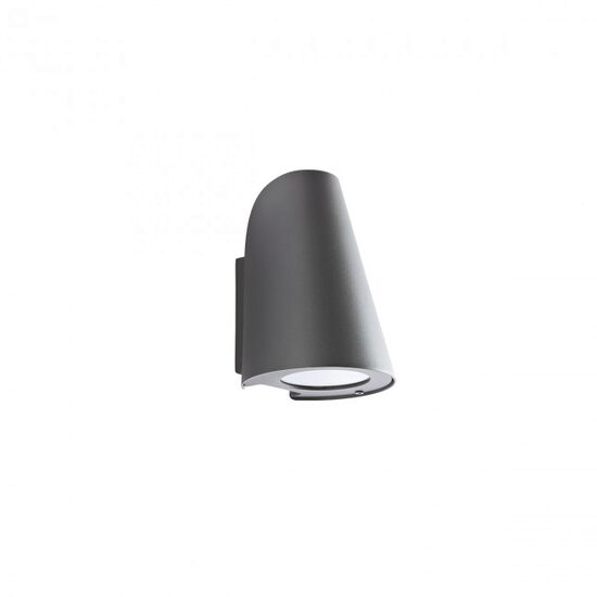Aplica exterior gri dispersor sticla IP44 1xGU10/35W, Alvar 9529 Redo