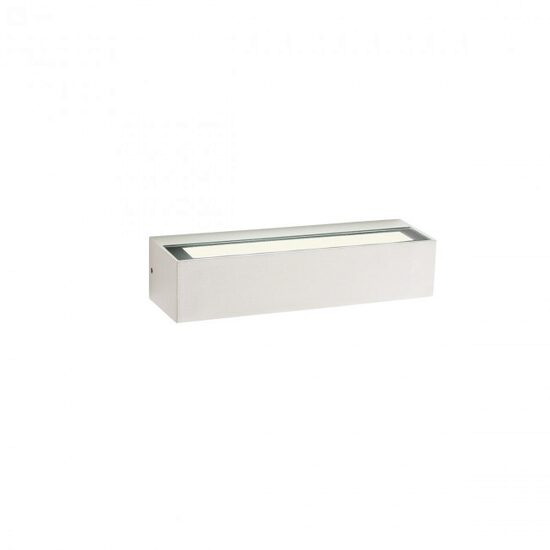 Aplica exterior alba il. direct+indirect IP65 LED 12W/1452lm/3000K, Aroos 90256 Redo
