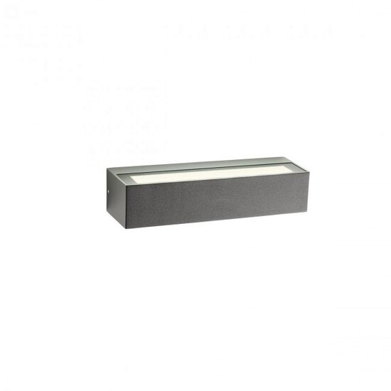 Aplica exterior grid il. direct+indirect IP65 LED 12W/1452lm/3000K, Aroos 90257 Redo