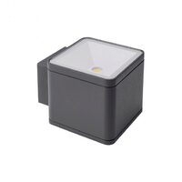 Aplica exterior gri il. direct+indirect IP54 LED 2x6W/1412lm/4000K, Beta 9066 Redo